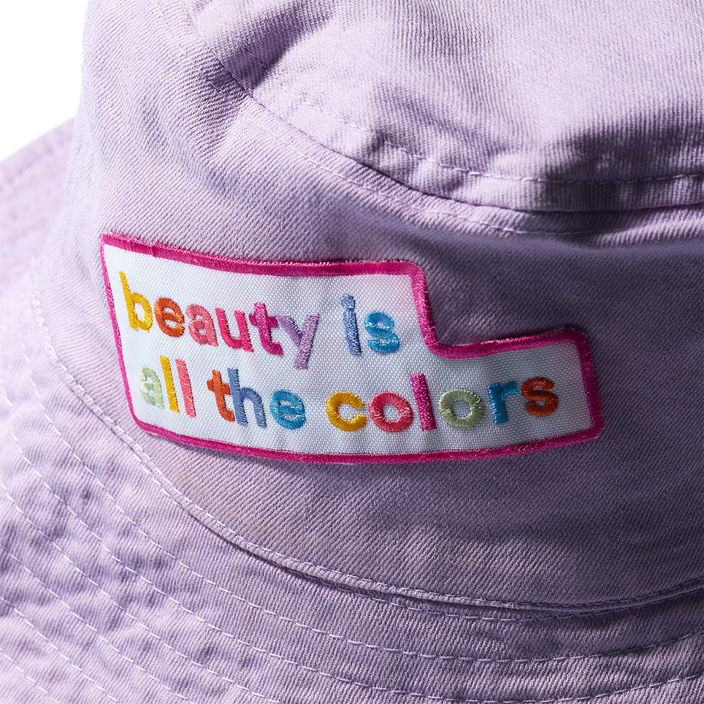 beauty is iron-on patch