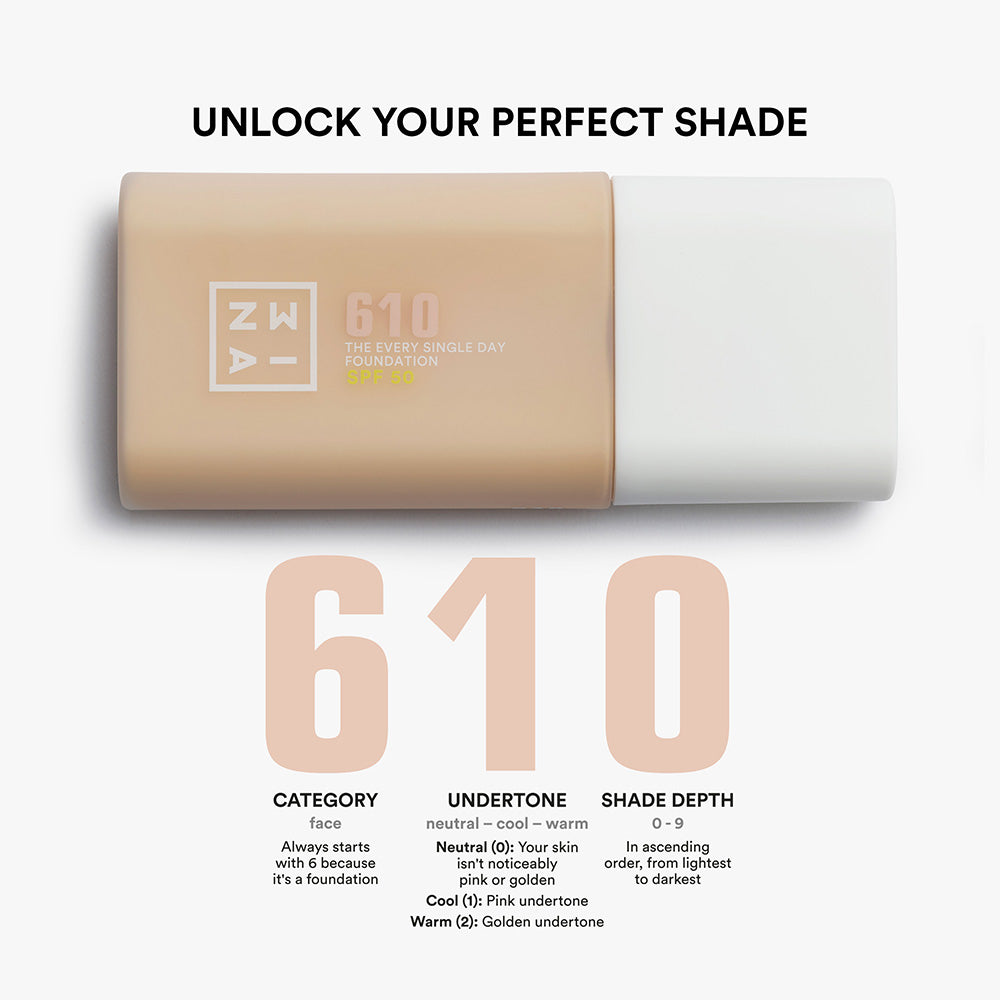 the every single day foundation spf 50 626