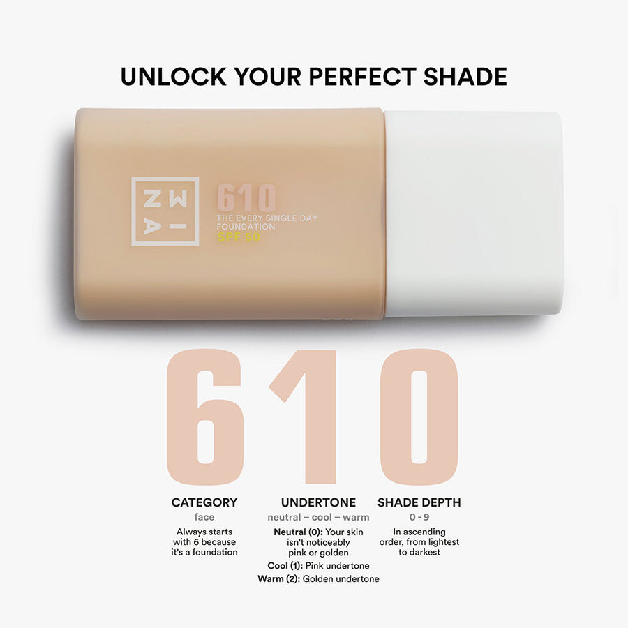 the every single day foundation spf 50 626