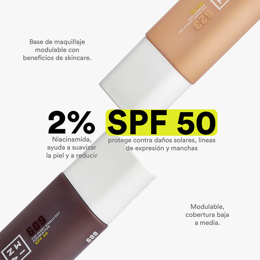 the every single day foundation spf 50 628